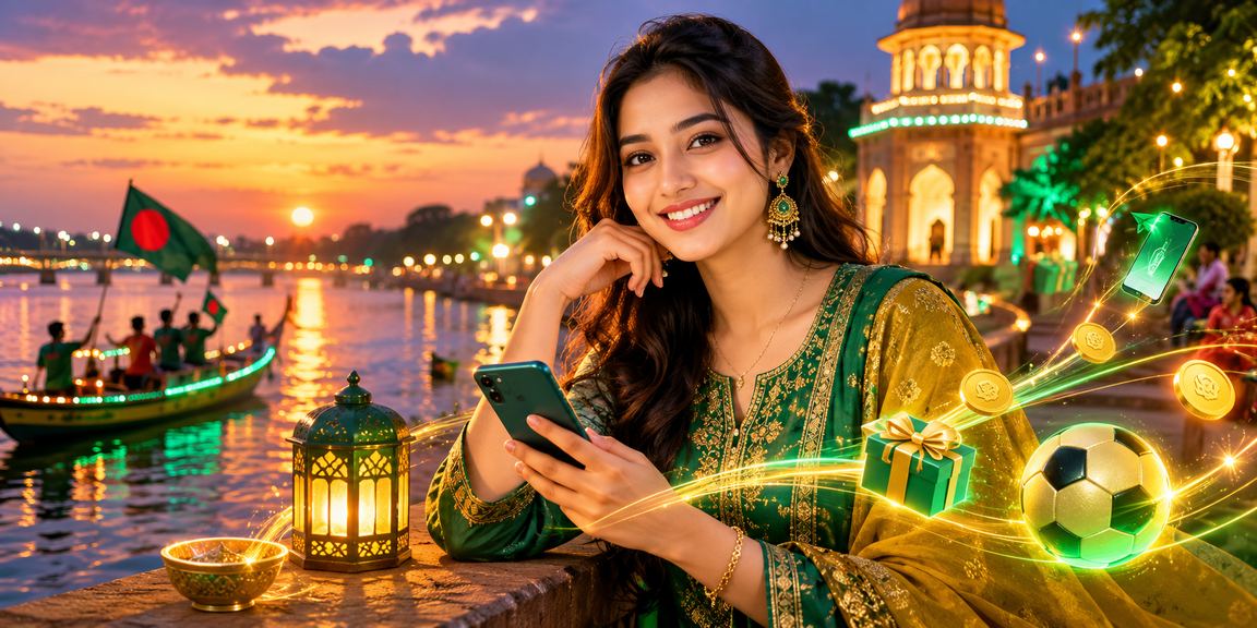 বগুড়ায় বাংলাদেশি মডেল মোবাইলে নিরাপদ পেমেন্ট করছেন