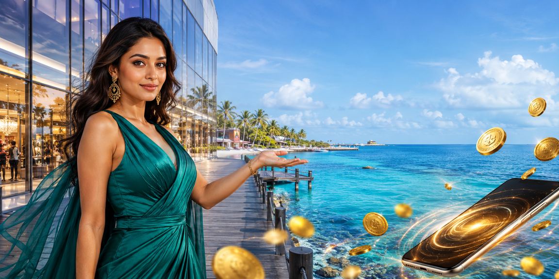 সেন্ট মার্টিনে বাংলাদেশি মডেল মোবাইল ক্যাসিনো ও পেমেন্ট ব্যবহার করছেন
